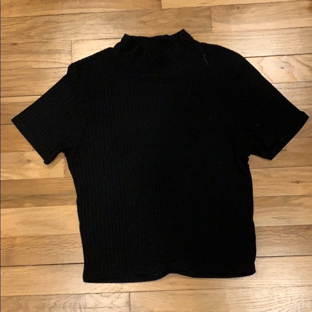 Packing black fitted t shirt